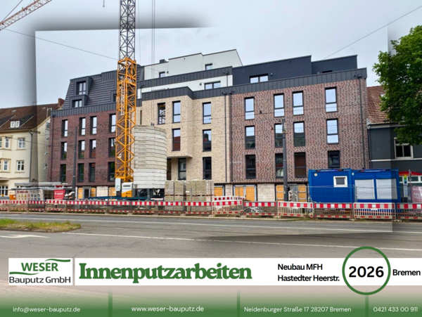 Neubau von 3 Mehrfamilienhäusern 📍Bremen