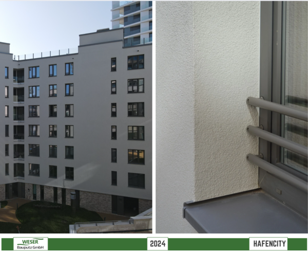 Neubau Strandkai, BF 57 Häuser, -Hafencity -Weser Bauputz GmbH Bremen