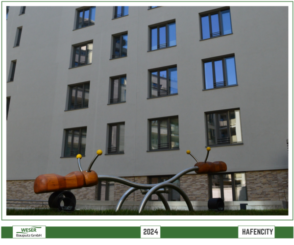 Neubau Strandkai, BF 57 Häuser, -Hafencity -Weser Bauputz GmbH Bremen