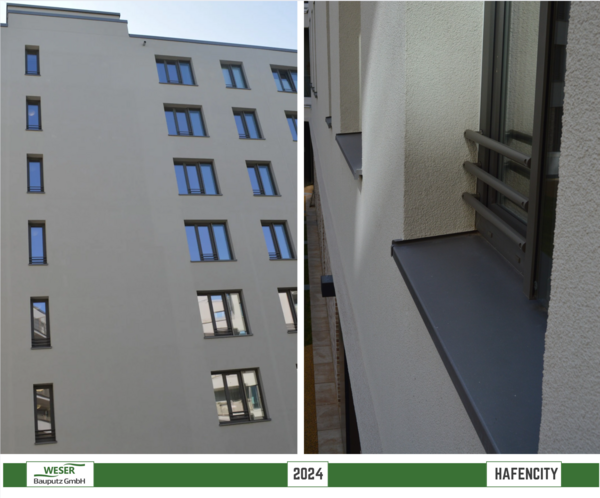 Neubau Strandkai, BF 57 Häuser, -Hafencity -Weser Bauputz GmbH Bremen