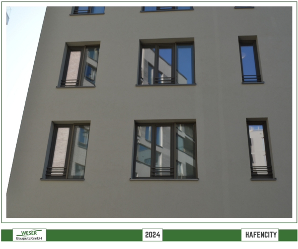 Neubau Strandkai, BF 57 Häuser, -Hafencity -Weser Bauputz GmbH Bremen
