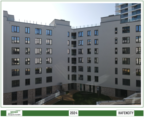 Neubau Strandkai, BF 57 Häuser, -Hafencity -Weser Bauputz GmbH Bremen