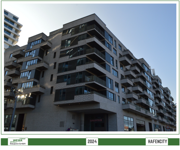 Neubau Strandkai, BF 57 Häuser, -Hafencity -Weser Bauputz GmbH Bremen