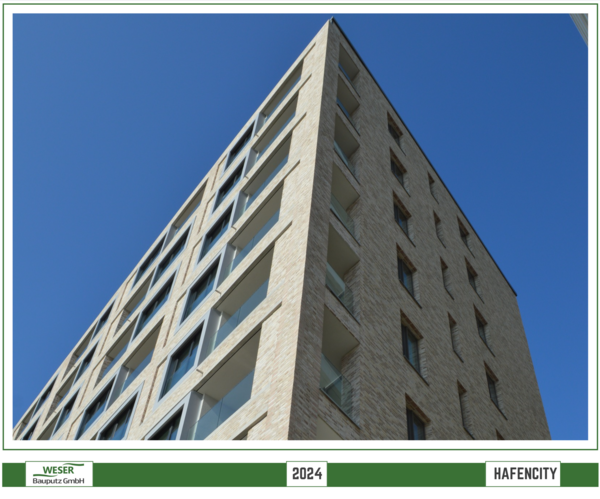Neubau Strandkai, BF 57 Häuser, -Hafencity -Weser Bauputz GmbH Bremen