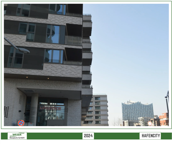 Neubau Strandkai, BF 57 Häuser, -Hafencity -Weser Bauputz GmbH Bremen