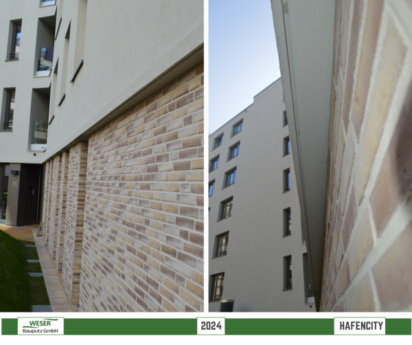 Neubau Strandkai, BF 57 Häuser, -Hafencity -Weser Bauputz GmbH Bremen