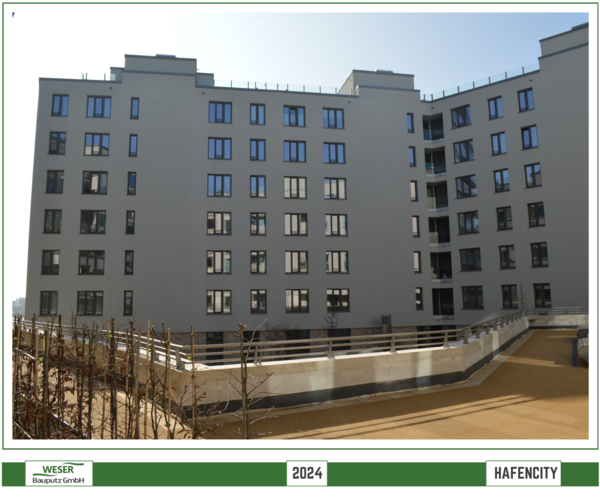 Neubau Strandkai, BF 57 Häuser, -Hafencity -Weser Bauputz GmbH Bremen